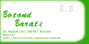 botond barati business card
